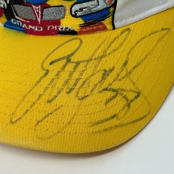 NASCAR Elliott Sadler Signed Kyle Busch Hat Cap M&Ms Auto Racing Snapback White - Picture 11 of 14